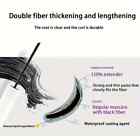 Brown 4d Silk Fiber Lash Mascara  Waterproof  Volumizing  Non-caking  Quick-dry