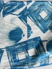 Authentic Vintage Japanese Indigo Boro Textile Cotton Crepe  53 5  X 12 