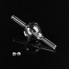 Glass Co2 Diffuser Transparent Bubble Counter For Aquarium Planted Tanks