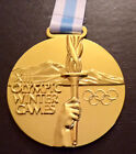 Mike Eruzione Signed 1980 Olympics Replica Gold Medal With 80 Gold Inscribed