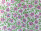 4 Yards Textured Fabric  spring Flower Lot 1-y Each tutti Material Sewing 4tm