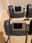 Lot Of 10 Cisco Cp-7965g Voip Phone With Stand   Handset Unified Ip Phone 7965g