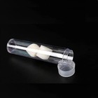  10  Clear Plastic Coin Storage Tubes With Screw On Tops For Pennies