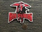 Tt Texas Tech Red Raiders Vintage Embroidered Iron On Patch 3    X 3   
