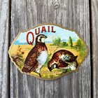20 Vintage 1910s Embossed Quail Game Bird Tobacco Cigar Box Label Wholesale Lot