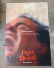 Faces Of Death Original Ds Double Sided 27x40 Movie Poster Rare Horror Exc