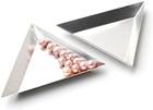 6 Pcs Bead Sorting Trays Triangle Aluminum
