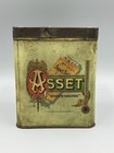 Antique Asset Tobacco Cigar Tin Humidor Advertising Tin