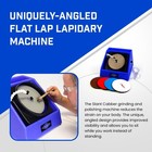 Hi-tech Diamond 8  Slant Cabber   Lapidary Rock Grinding Polishing Machine