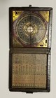 Vintage Chinese Luo Pan Feng Shui Compass Geomatic Brass  Wood  bakelite 7 Inch
