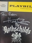Playbill The Rothschilds Lunt-fontanne Theatre Jan 1971 Autographed Hal Linden