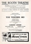 Tennessee Williams  you Touched Me   Montgomery Clift 1945 Broadway Playbill