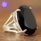 Black Onyx Gemstone 925 Sterling Silver Ring Handmade Jewelry Ring For Gift