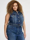Nwt  Torrid Trucker Jacket   Vest Lot Of 2 Bundle Denim Plus Size 4xl 24 4 