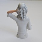 Porcelain Half Doll Germany 8030 Pin Cushion 3 75  Tall
