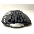 Logitech Wireless Keyboard Cordless Y-rj20 Ergonomic Black Battery Operated