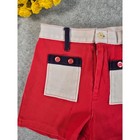 Vintage Little Miss Holly Red Nautical Sailor Shorts Girls Size 10 Cotton 70s