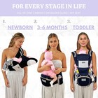 Baby Carrier With Hip Seat - Safety Certified Ergonomic M Position  Adjustabl   