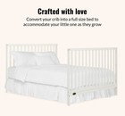 Grow With Me Full Size Bed Conversion Rails For Convertible Crib White