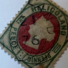 1875 Heligoland Germany Stamp  17 Queen Victoria In Oval  1876 Son Sotn Cancel