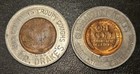 Lot 2 Dr Drakes Lincoln Cent Encased Coin Cough Rememdy Good Luck Token Doctor
