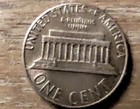1984 Penny Errors No Mint Mark  Struck Off Center  Close Am
