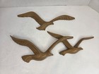Mcm 1981 Homco 3-d Resin Wall Art Flying Seagulls Vintage Usa Decor Birds   7619