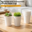 Paper Coffee Cups 12 Oz 100 Pack White Disposable Cups Hot   Cold Beverages