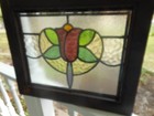 Tulip Type Leaded Stained-glass Window 21 1 4  X 17 1 4  With Protective Glass