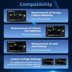 Battery Monitor Golf Cart Battery Meter 12v 24v 48v 60v 72v 84v Digital Multimet