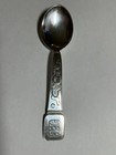 Vintage Cesons Sweden Baby Spoon Swedish Folk Animals Child   s Spoon Ns