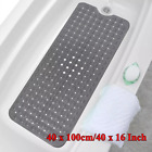 Non-slip Bath Tub Mat  40 X 16 inch Extra Long Antibacterial Bathroom Shower Mat