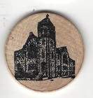 1867-1967 Centennial  1st E v b Church Martinsburg  West Virginia  Wooden Nickel