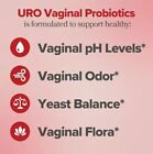 Uro O Positiv Vaginal Probiotics 60 Count Women Ph Balance With Prebiotics