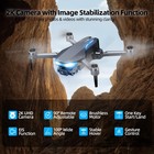 Gps Drone 2k Fpv Camera Foldable Brushless Motor Auto Return P100 Adults Screen