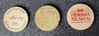  3  Wooden Nickels Tokens Coins Lot - Hershey  Holiday Inn  Fort Kent Centennial