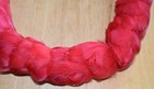 Vintage 1971 Feather Hawaiian Lei Red