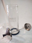 Vintage Barbicide Disinfectant Jar Storage Jar Barber Shop Collectible