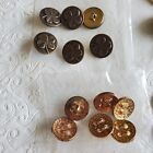 Vintage Lot Of 100  Fancy Collectible Buttons Metal  Plastic Unique