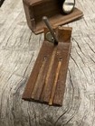 Rare Antique J  J  Bausch Excelsior Pocket Microscope W  Wooden Case Pat  1874