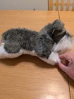 Russ Plush 10    Schnauzer Puppy Dog Gray White Yomiko Classics Stuffed Animal
