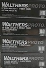  4  Walthers H o  Scale 920-12204 85  Amfleet Ii 59-seat Coach Ph Iii