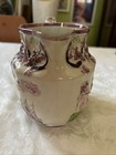 Vtg Antique Sunderland Pink Lustre 5x6  Tall Ships Sailors Cherubs Pitcher 1830