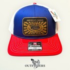 Beech Nut Custom Design Retro Patch Richardson 112 Trucker Red Blue Snapback