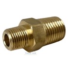 Brass Pipe Reducer Nipple Fitting 1 4  Mnpt X 1 8  Npt Male Adapter Increaser