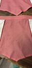 Set Of 2 Vintage Early 1960   s Waitress Diner Aprons Red White Plaid Seersucker