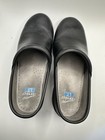 Dansko Lt Professional Black Leather Nursing Slip-on Clogs Size Eu 39 Size 8-8 5