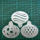 Christmas Ball Decoration Metal Cutting Dies Mold Scrapbook Paper Craft Stencils