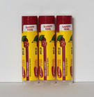 3 Carmex Cherry Moisturizing Lip Balm Spf 15 Water Resistant 0 15 Oz Each New