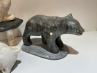 Vintage Soapstone Ceramic Stone Polar Bear Sculpture Signed Russia Canada Lot